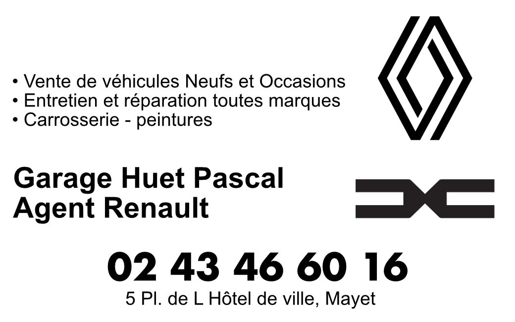 Trail 2025 Logo Sponsor Garge Renault Mayet